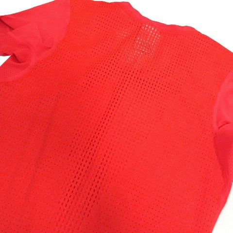 ナイキ NIKE Tシャツ DRI-FIT ロゴプリント 半袖 バックメッシュ ピンク系 ピンクレッド L - メルカリ