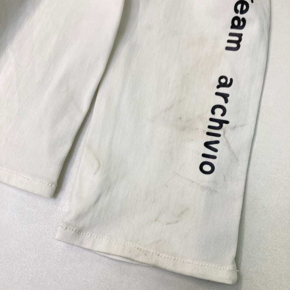 サイズ：38 ARCHIVIO アルチビオ ストレッチパンツ ホワイト系