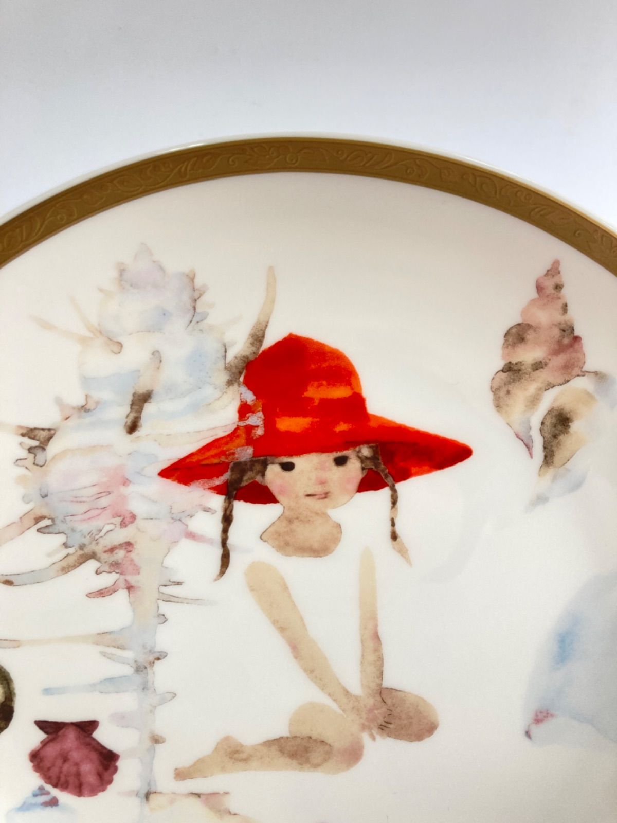 新品】いわさきちひろ イヤーズプレート 2014年 ナルミ 飾り皿