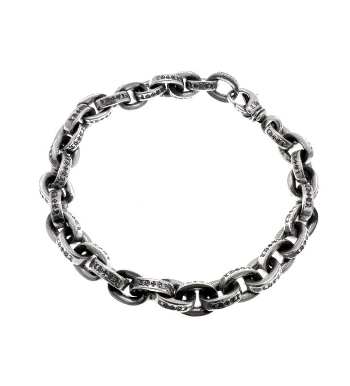 クロムハーツ CHROME HEARTS LARGE PAPER CHN ラージ ペーパー チェーン シルバー ブレスレット w23051