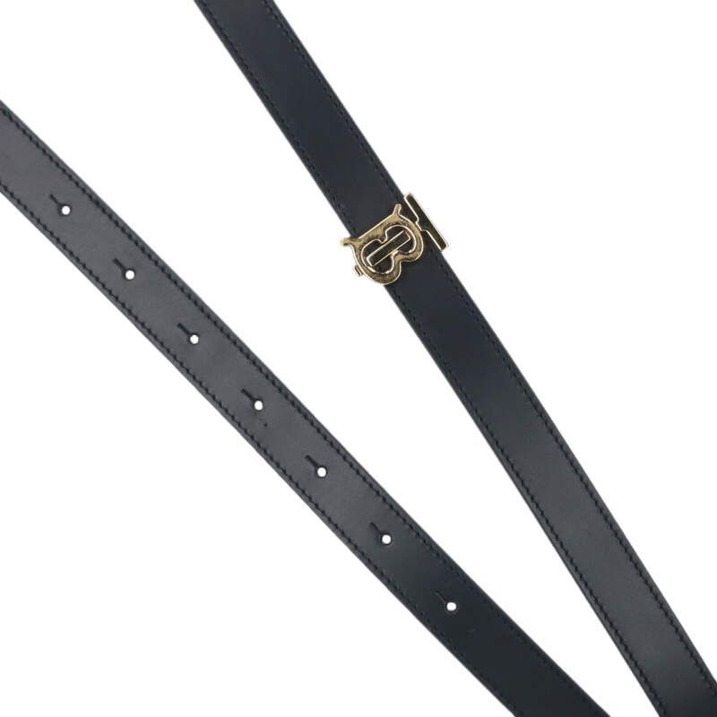 バーバリー TBバックルナローリバーシブルレザーベルト レディース S  