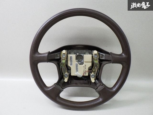 ストア 日産純正 Y30 WY30 セドリック ワゴン ステアリングハンドル ステアリングホイール 茶系 グロリア シーマ 棚2N24