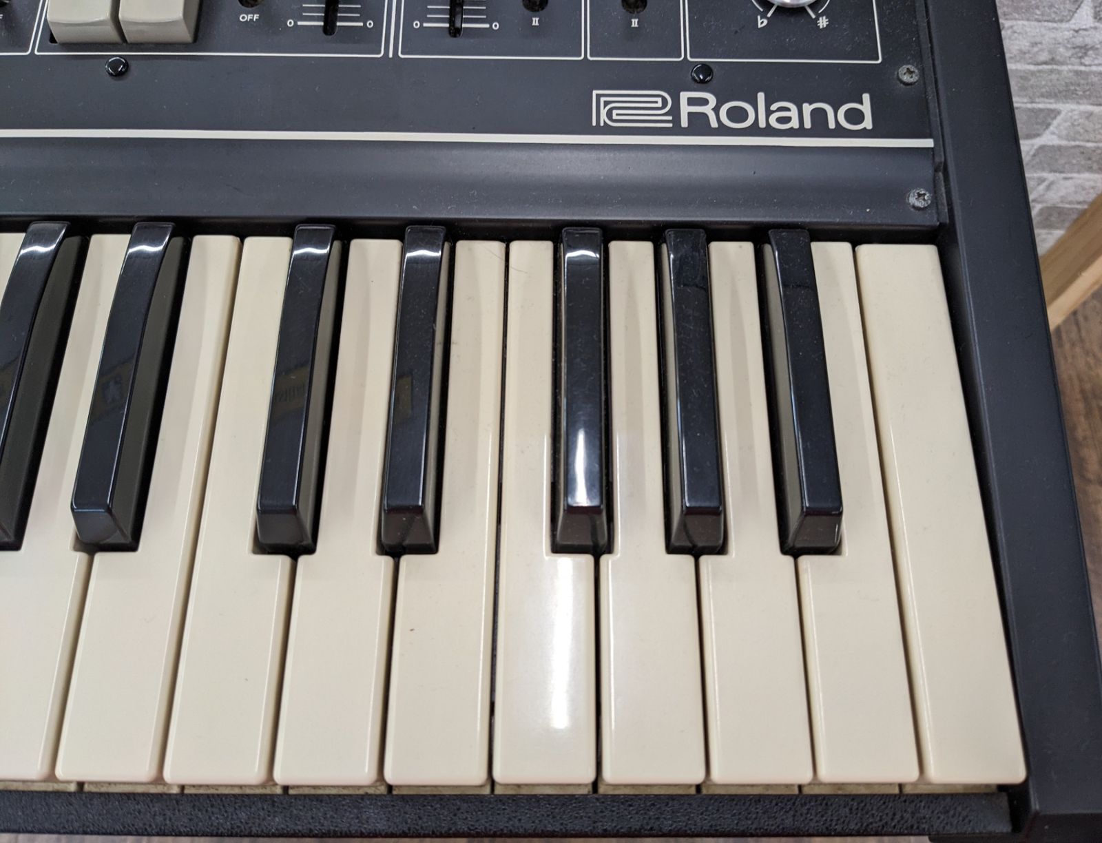 動作品 Roland Organ Strings RS-09 Older Version ローランド アナログ シンセサイザー スタンド付き WWW_TRAVELLANDINDIA_COM