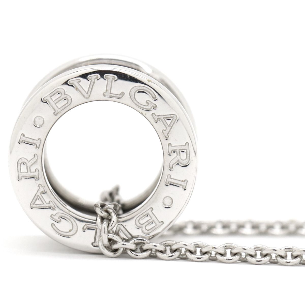 BVLGARI ネックレス ビーゼロワン 750WG K18WG BVLGARI ネックレス ビーゼロワン 750WG K18WG ホワイトゴールド