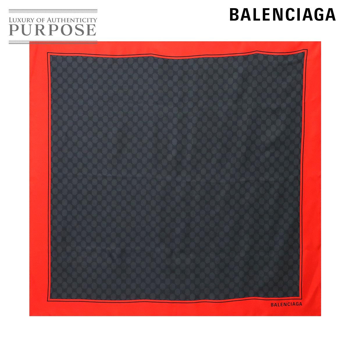 GUCCI BALENCIAGA コラボスカーフ Gucci x Balenciaga The Hacker Project Silk Scarf w/ Tags