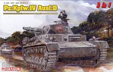 [Used] Plastic Model 1/35 Pz.Kpfw.iv Ausf.D “'39-'45 SERIES” [6265]