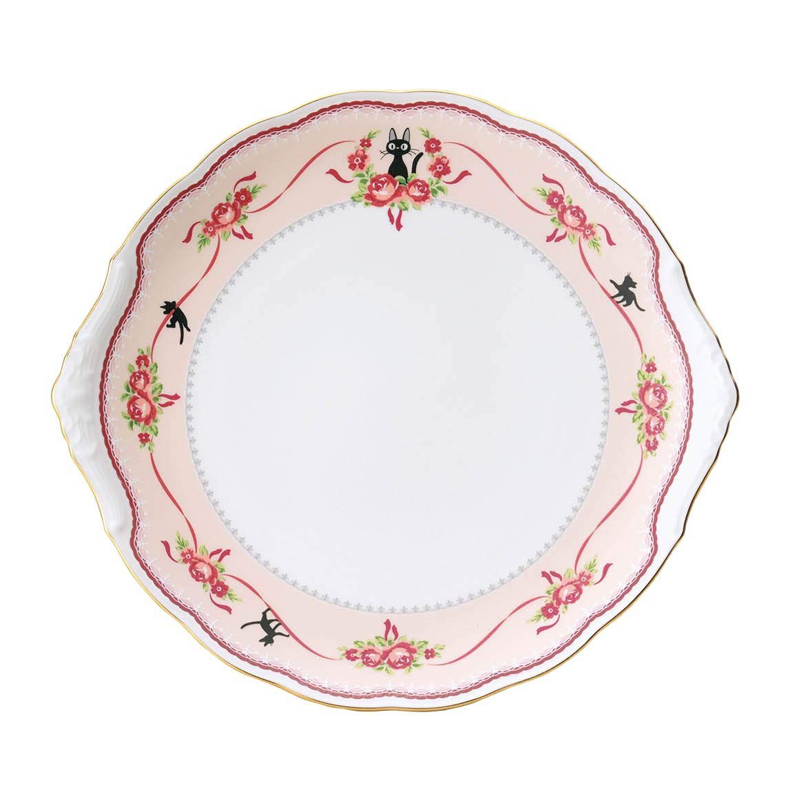 01 ピンク_02 耳付きプレート ピンク Noritake ノリタケ プレート 28cm ピンク ボーンチャイナ MJ58119|H-612L