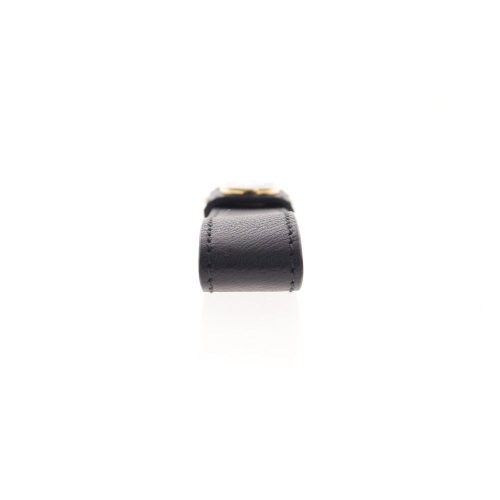 LOEWE ロエベ アナグラム ブラック レザー キーホルダー キーチャーム 未使用級 入手困難 / LOEWE ロエベ アナグラムカラビナ