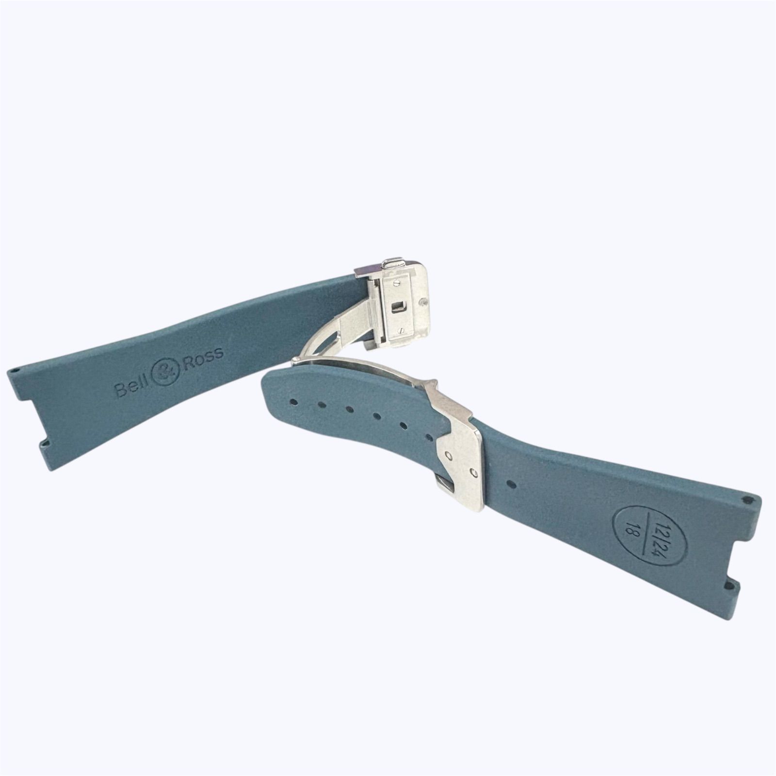 時計バンド BELL ROSS ベル＆ロス 19 mm BR 05用 高評価 ラバーベルト 