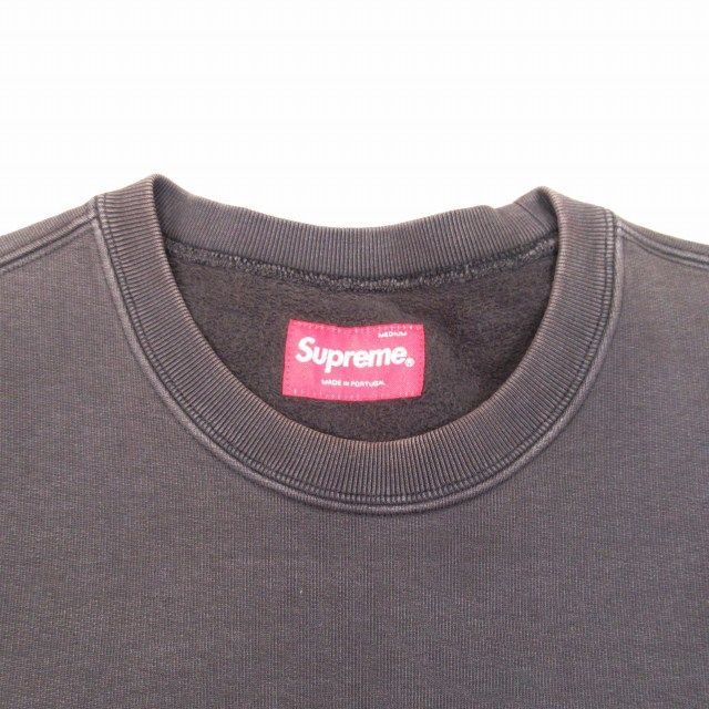 美品 19ss シュプリーム SUPREME Dipped Crewneck クラシックロゴ  
