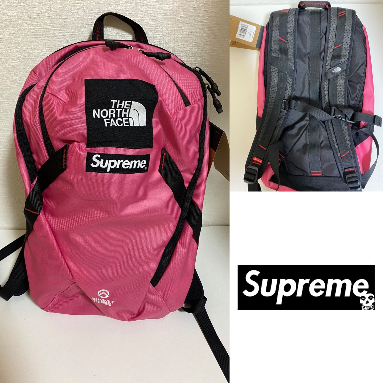 supreme リュック ピンク シュプリーム ノースフェイス バックパック