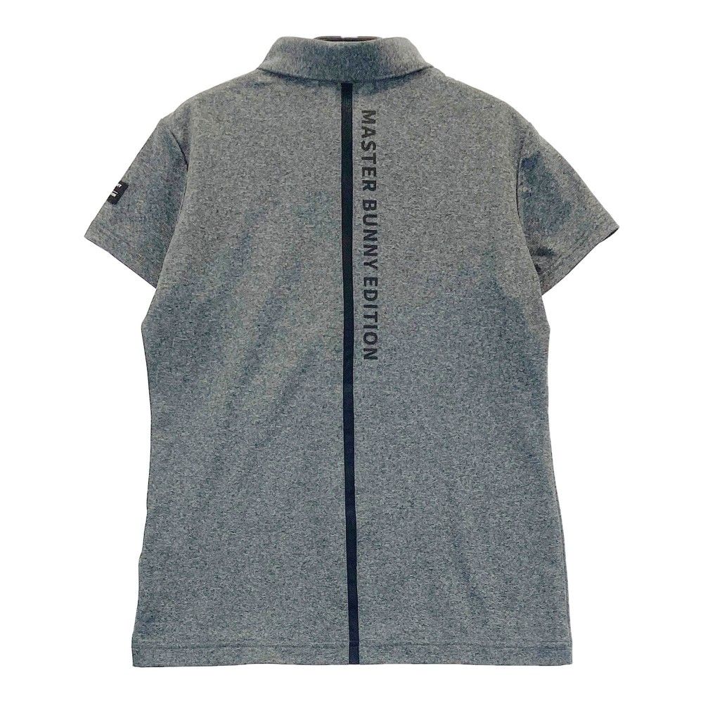 サイズ 0 MASTER BUNNY EDITION マスターバニーエディション 半袖ポロシャツ グレー系 240101203416 ゴルフウェア レディース ストスト