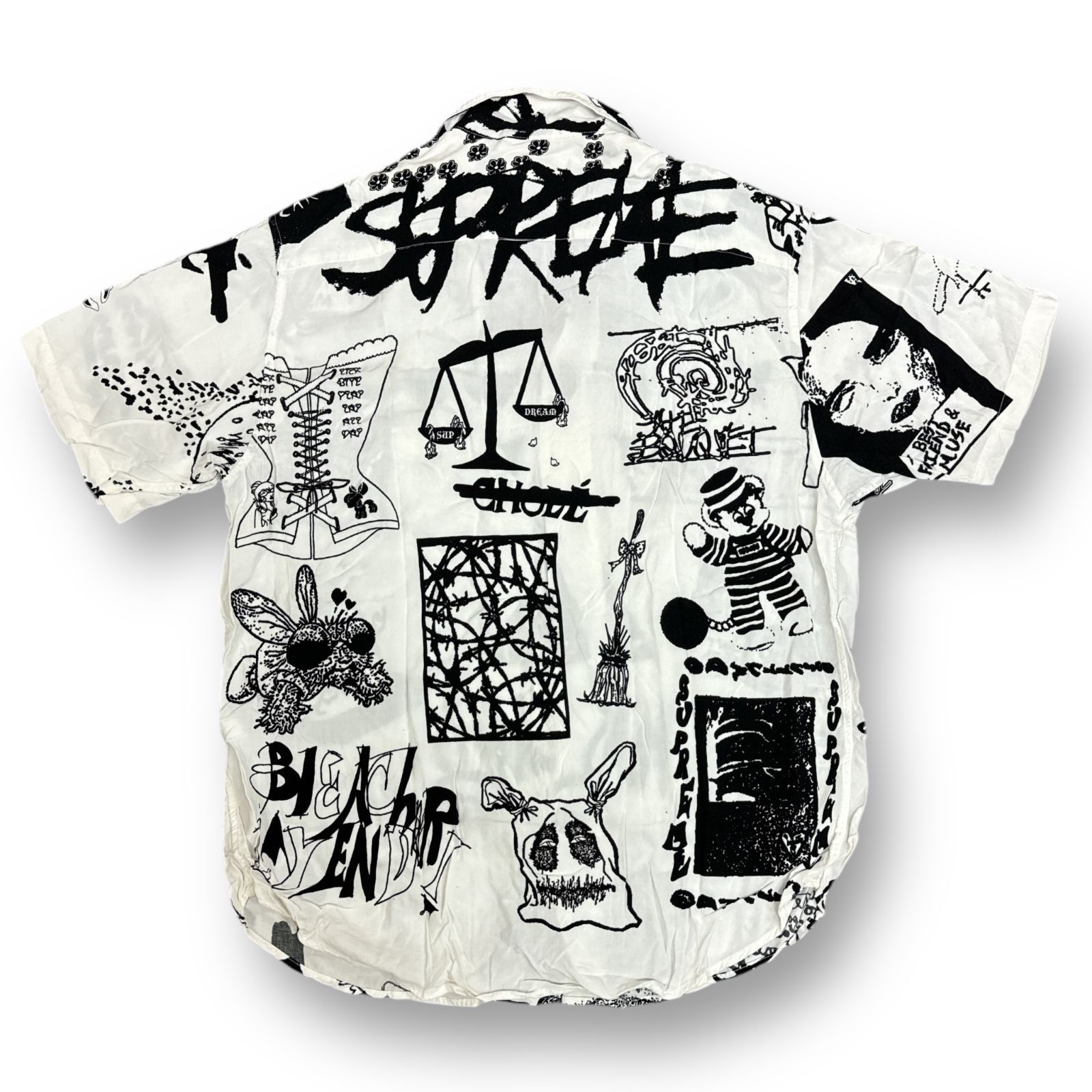 supreme レーヨンシャツ Supreme(シュプリーム) 17SS「Hearts Rayon shirt」ハート柄