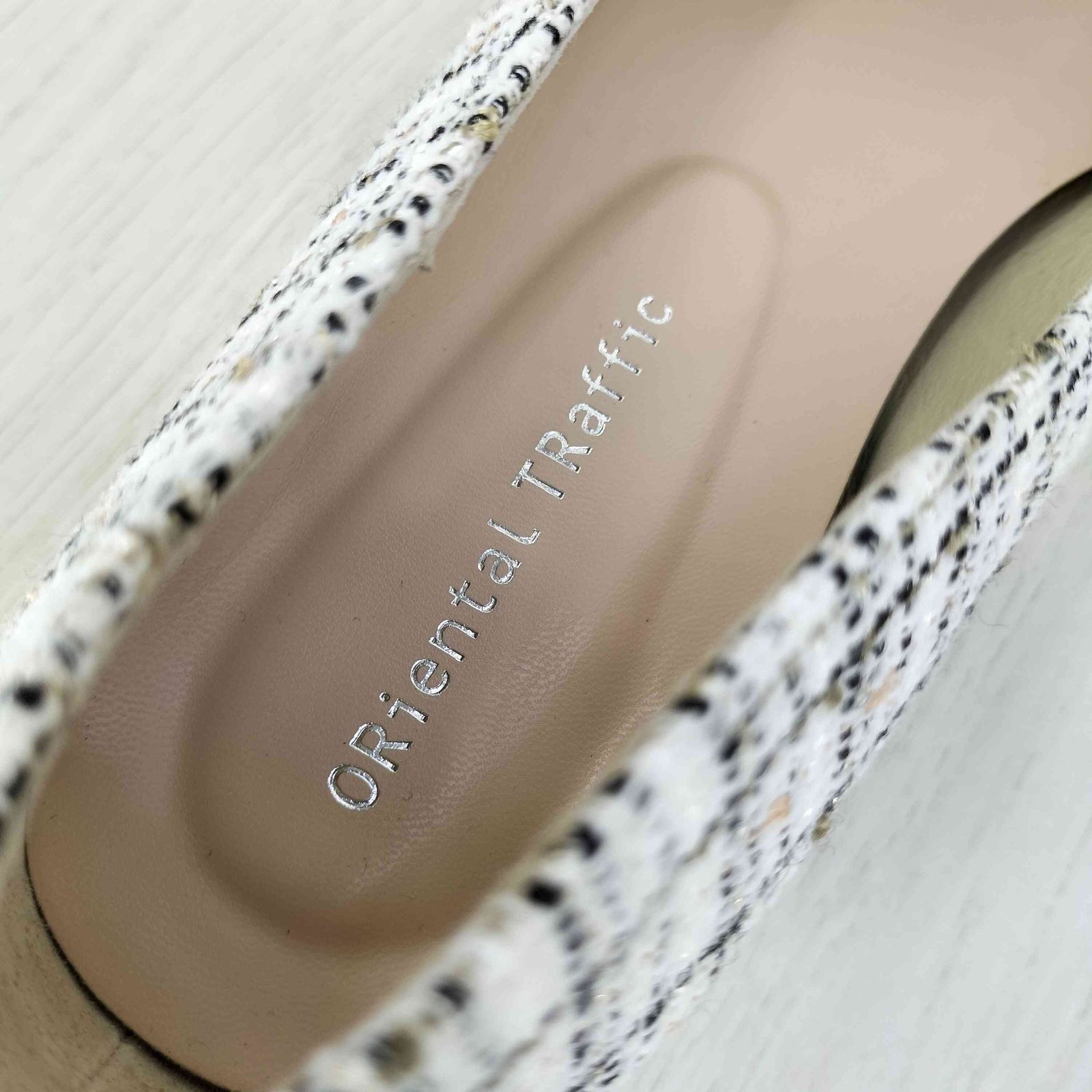 ORiental TRaffic パールモチーフメタリック パンプス ORiental TRaffic パンプス パールモチーフメタリックライン