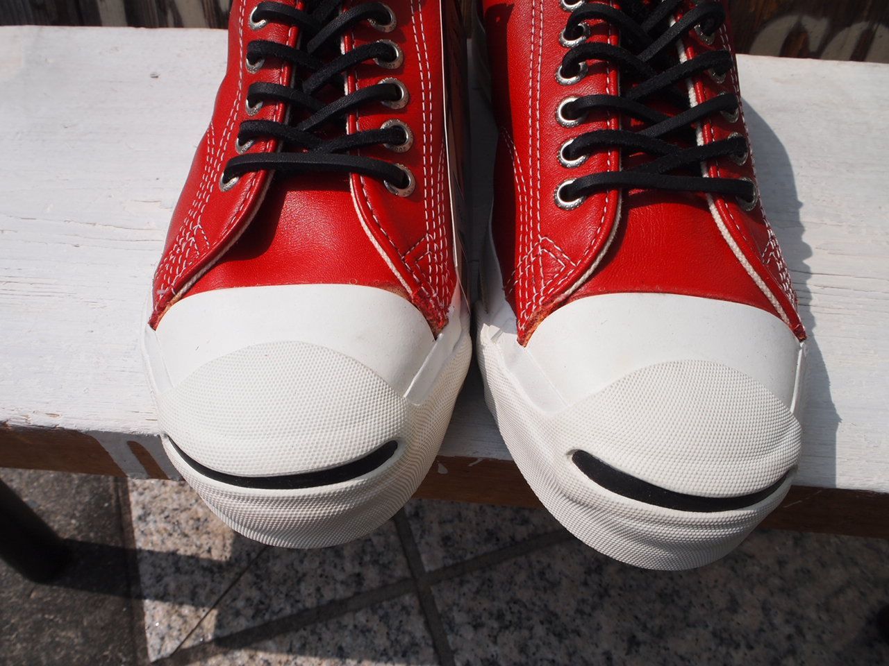 CONVERSE JACK PURCELL レザー　US8 USA製 CONVERSE（コンバース）JACK PURCELL LEATHER（ジャックパーセル