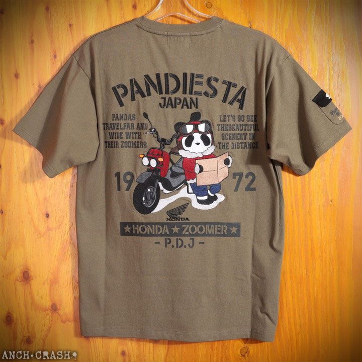 HONDA×PANDIESTA ZOOMER 半袖Tシャツ 585505 パンディエスタ ホンダ