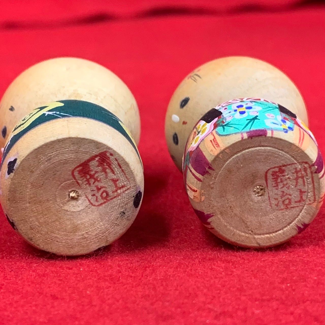 激レア まゆみこけし 井上義治作 坊やりぼん 一寸五分 木箱入り