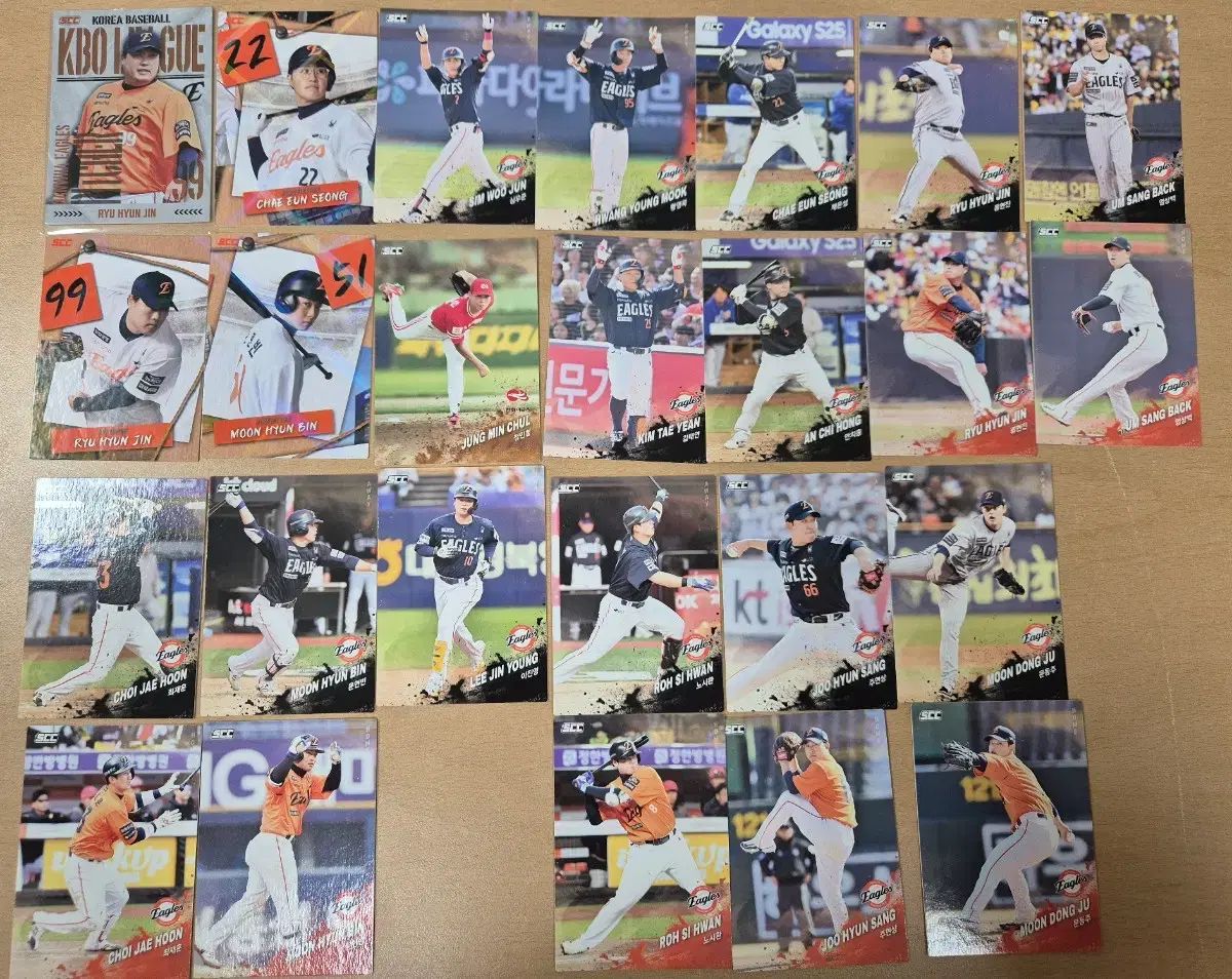 2025 KBO オフィシャル Hanwhae Eagles(ハンファ・イーグルス) カード