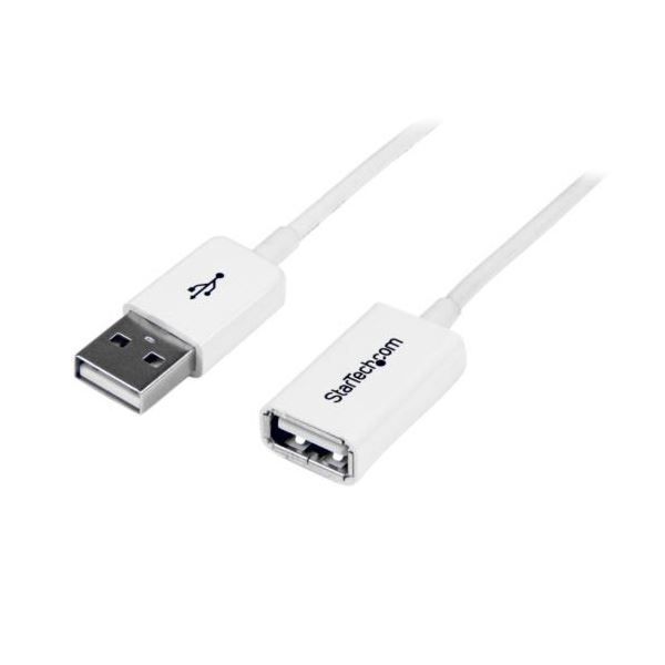 まとめ StarTech.com USB2.0延長ケーブル 3m A オス -A メス ホワイト USBEXTPAA3MW 1本 ×3セット