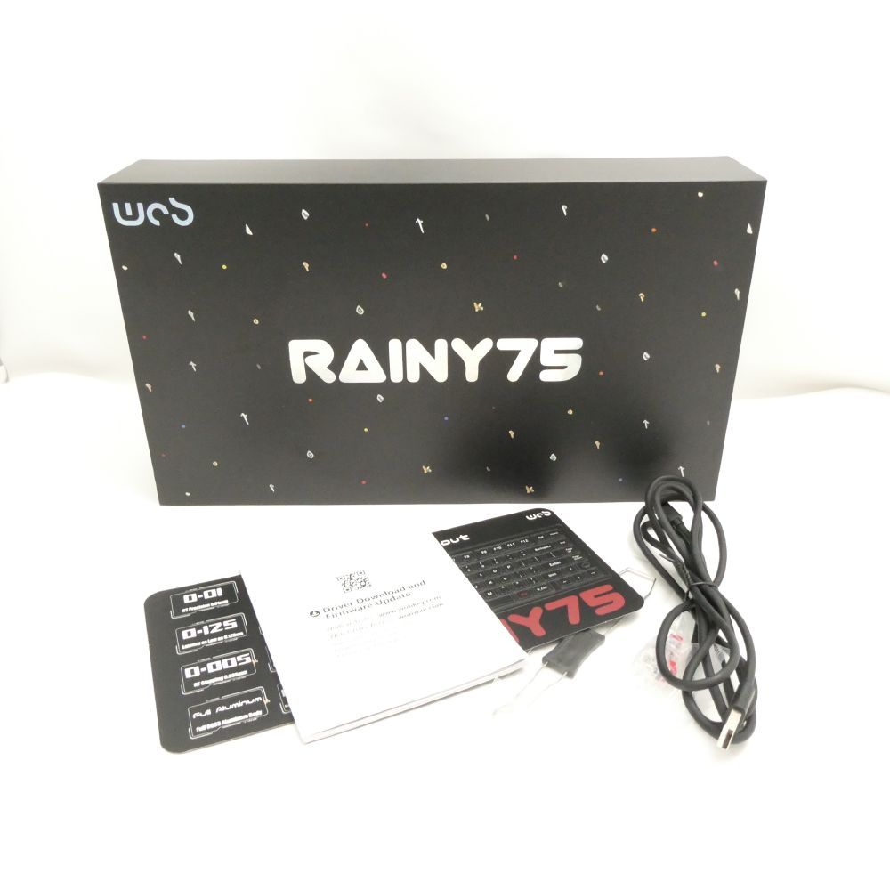 WOBKEY Rainy75 RT Lite 有線 ゲーミングキーボード FPS eスポーツ PC周辺機器 HY1697