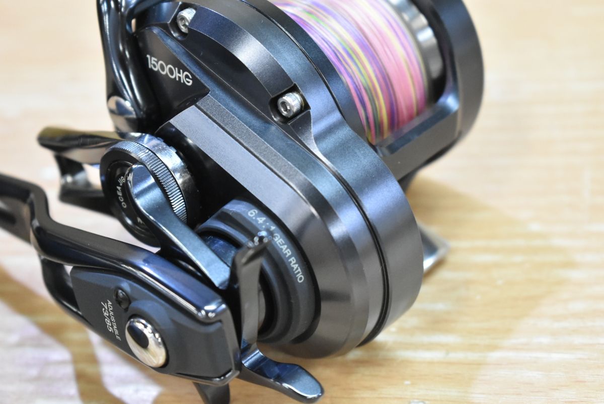  シマノ オシアジガー Fカスタム 1500 HG ベイトリール SHIMANO OCEAJIGGER FCUSTOM ヒラマサ ブリ ジギング 釣り 等に ベイトリール(ルアー用) リール