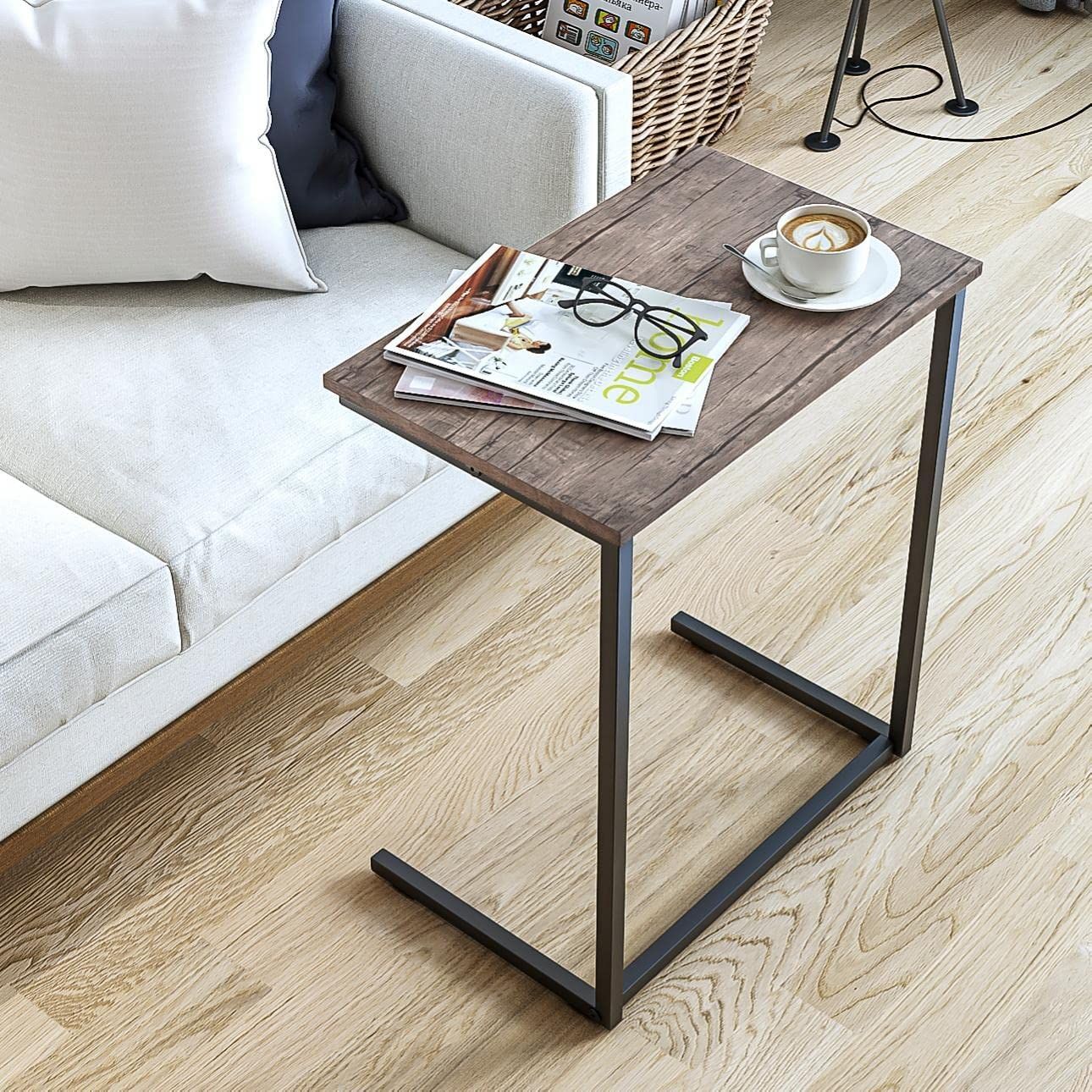 YEARCOLOR アウトレット サイドテーブル ナイトテーブル 幅55×奥行35