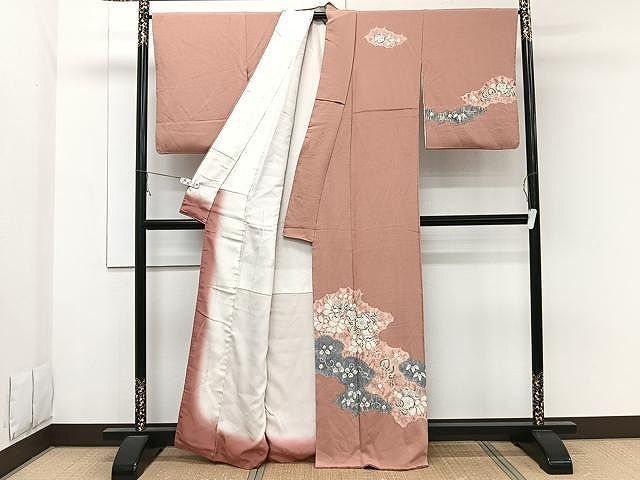 平和屋着物□訪問着 絞り 辻が花 正絹 逸品 CAAW1478xi 平和屋