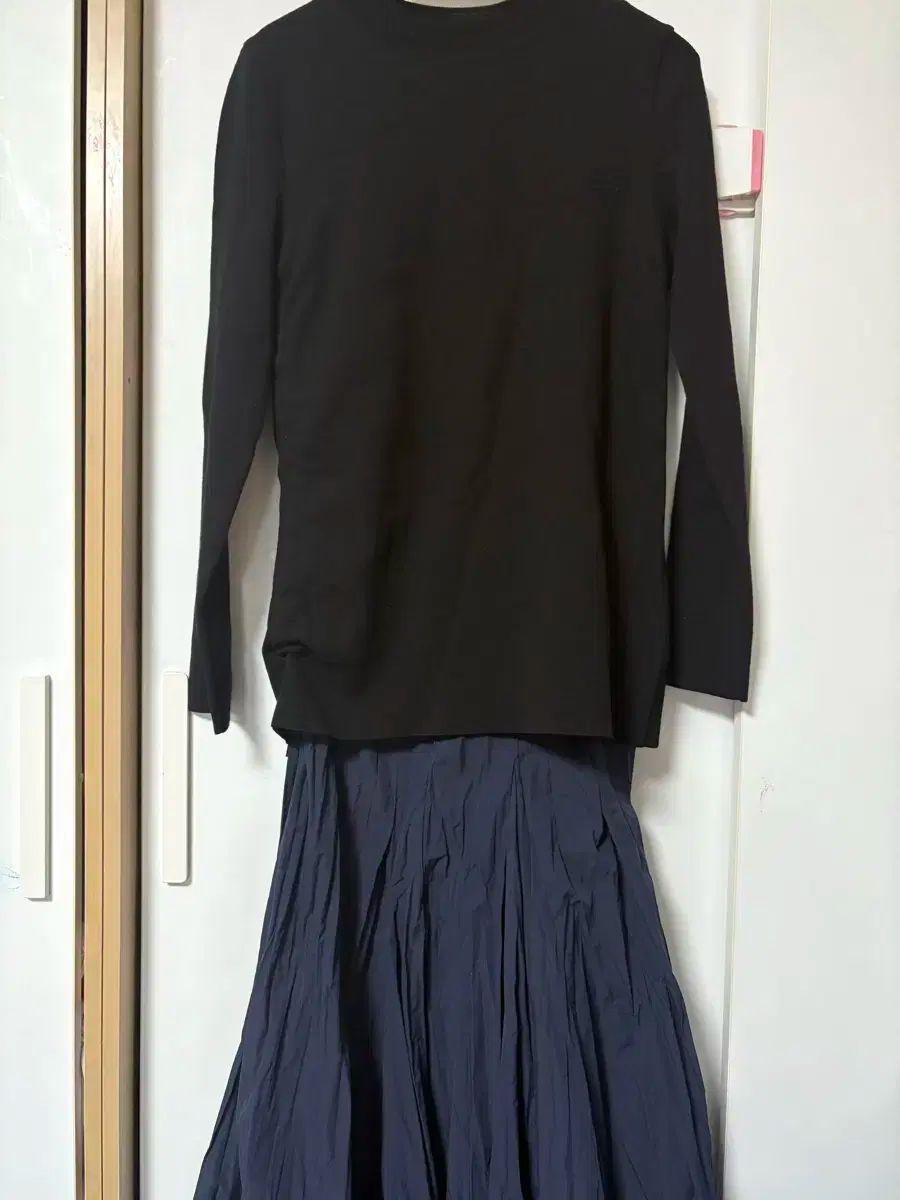 ハンサム LATT by T ニット トップス 55 ネイビー ワンピース66 ファムセル