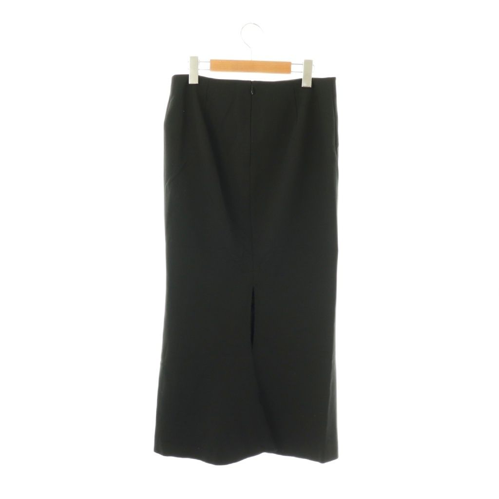 エーピーストゥディオ AP STUDIO アパルトモン 25SS フラップテールストレッチスカート タイトスカート 38 ブラック ES OS