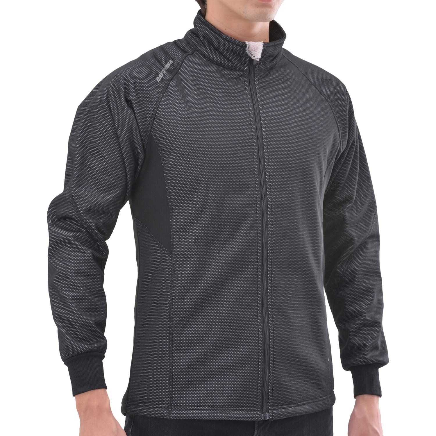 【最短発送】秋冬 インナーウェア ボア付 防風 防寒 バイク用 フルジップ DI-007FA ブラック デイトナ(Daytona) Mサイズ 31939