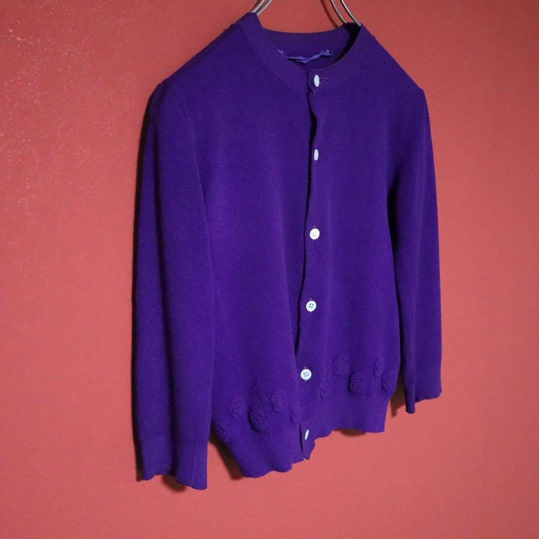 COMME des GARCONS 99AW 立体フラワー ニットカーディガン COMME des GARCONS 99AW 立体フラワー ニットカーディガン - メルカリ