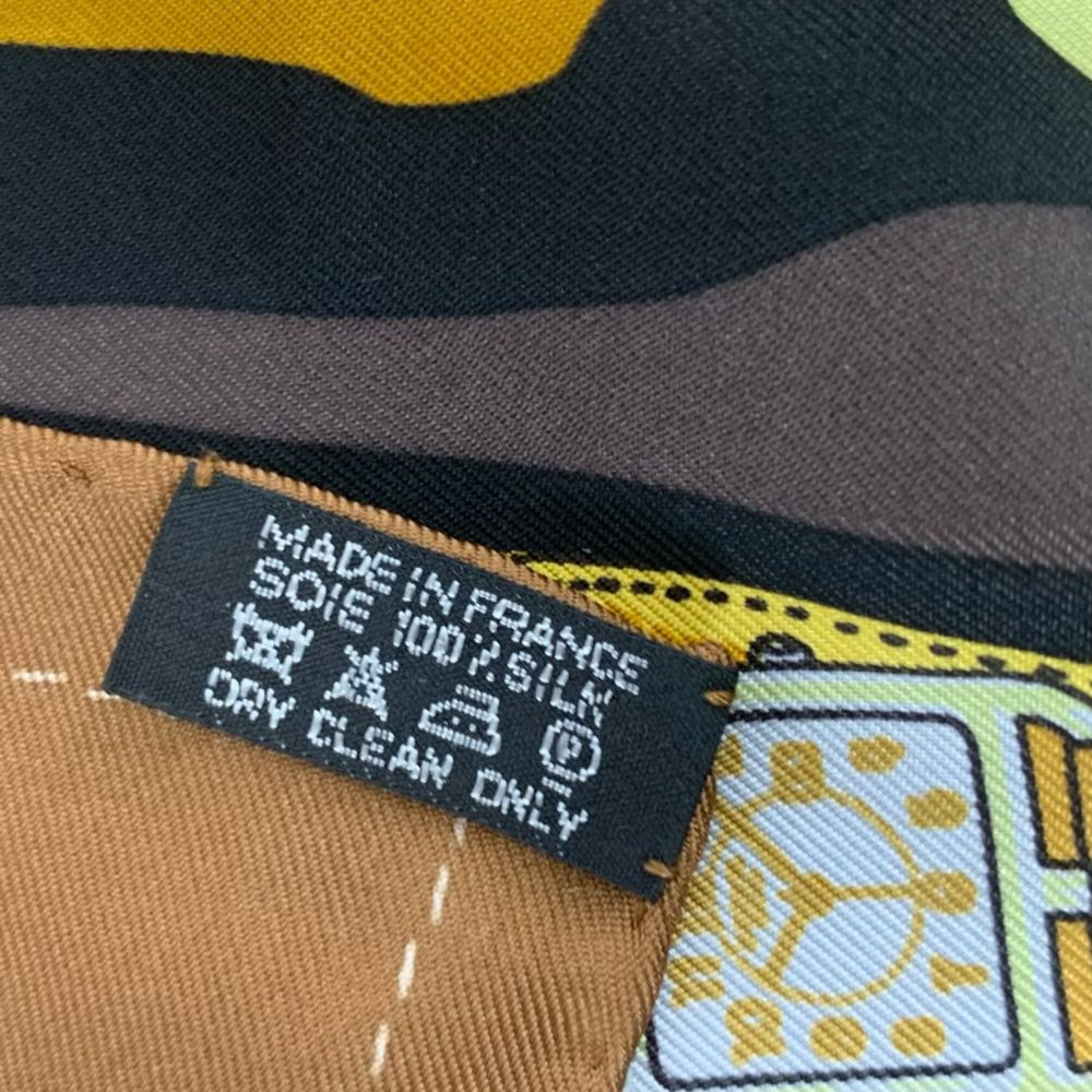 極美品 HERMES エルメス スカーフ カレ90 MONSIEUR ET MADAME ムッシュ