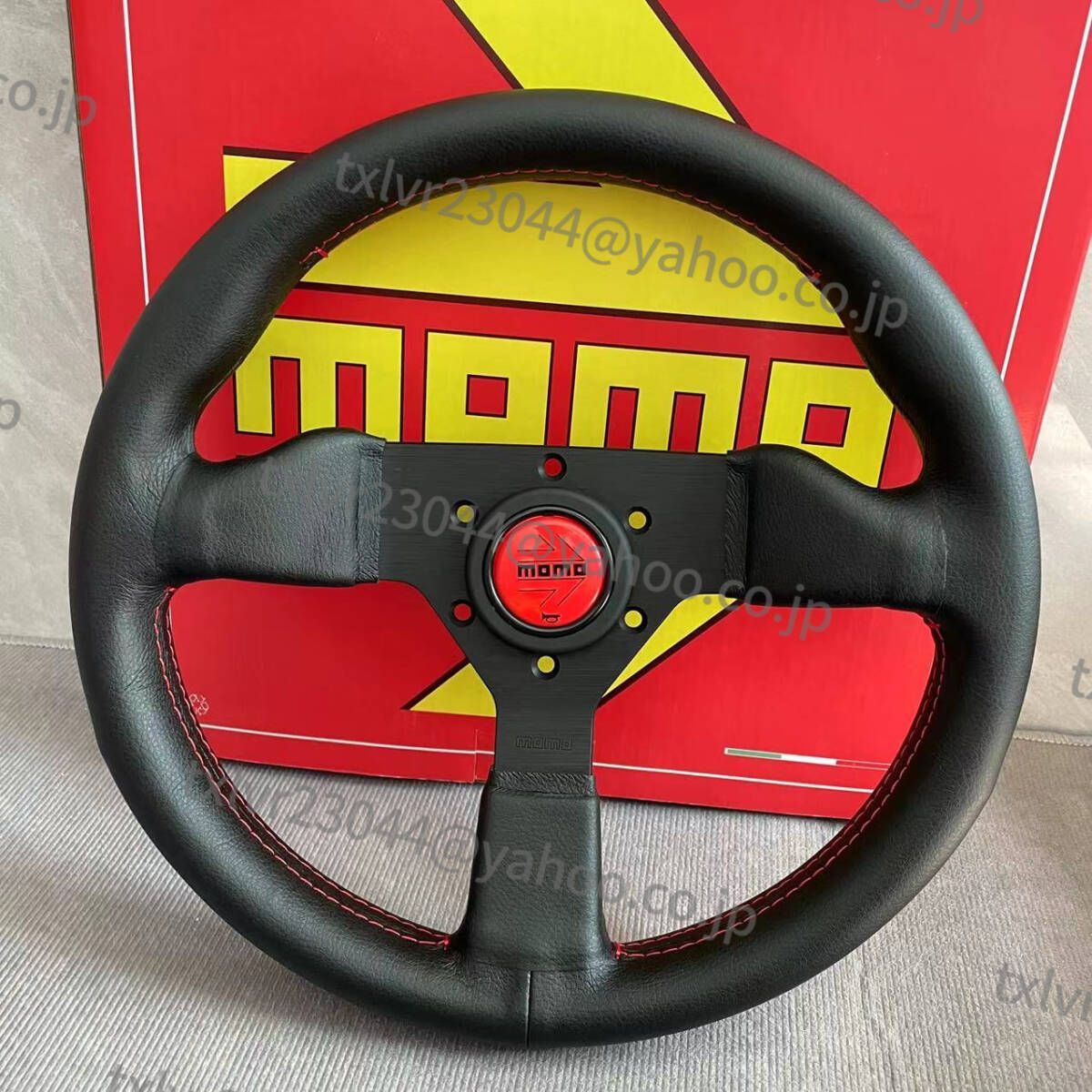 新入荷 MOMO ステアリング ハンドル本体 V2 13インチ 競技用改装ハンドルホイール red 110