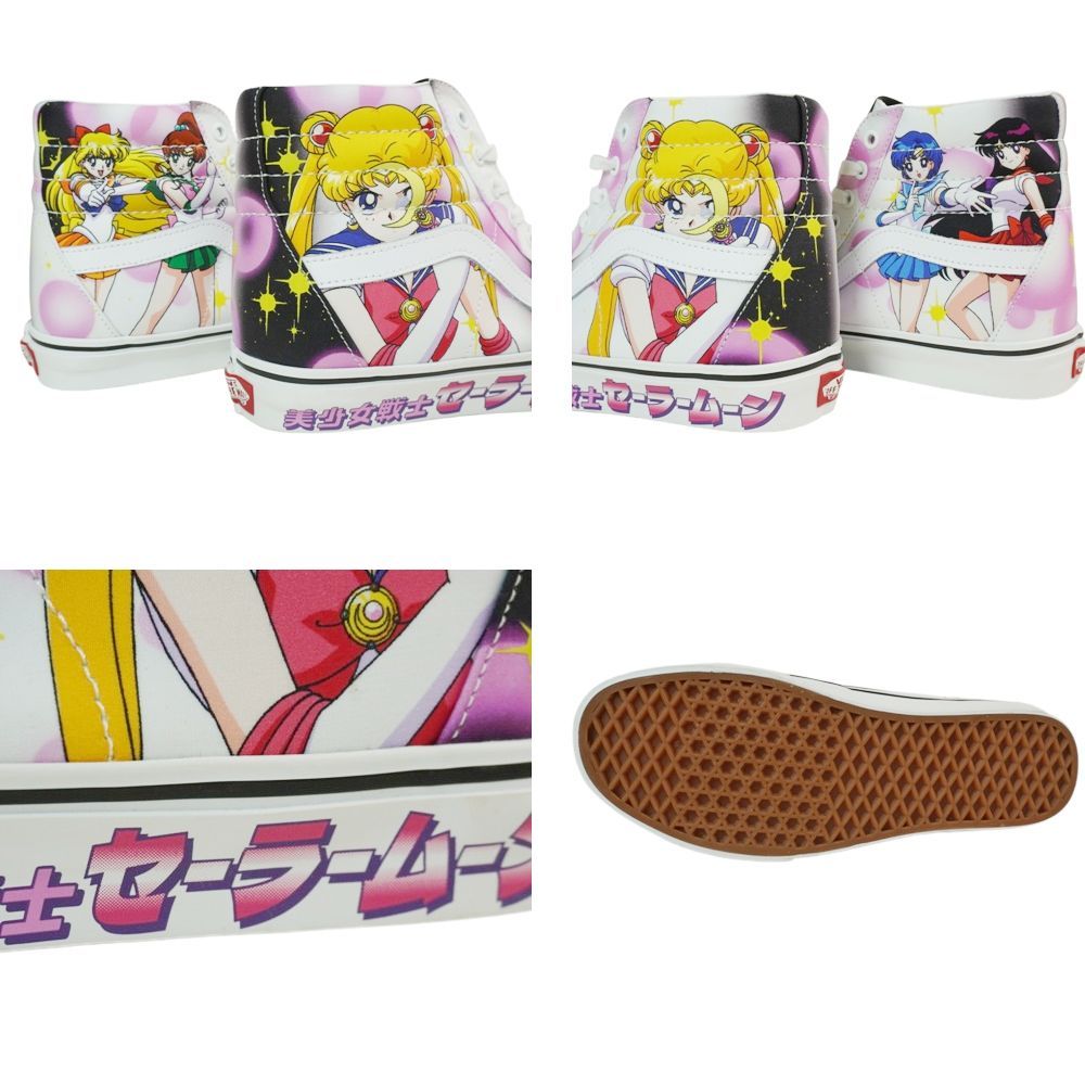 Vans X Sailor Moon sz 12 SK8-HI hot Skate Shoes Sneakers