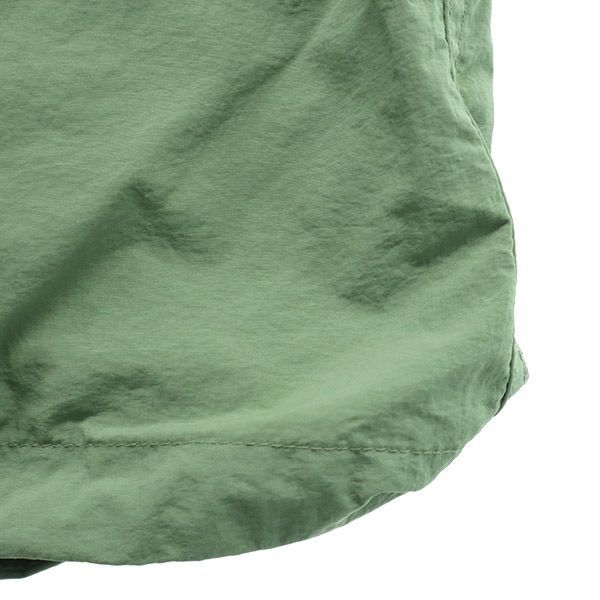 ボンファイア ワンポイントロゴ刺繍 ナイロンパーカー L ブラック×グリーン BONFIRE ジャケット メンズ   【230315】