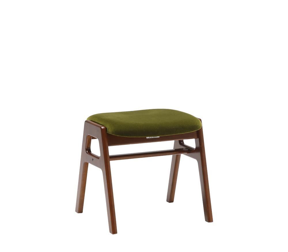 【品質保証書】 在庫 幅47.0奥行41.5高さ44.5座高43.5cm ウォールナット C36116QWK モケットグリーン スタッキングスツール カリモク カリモク60 使用わずか
