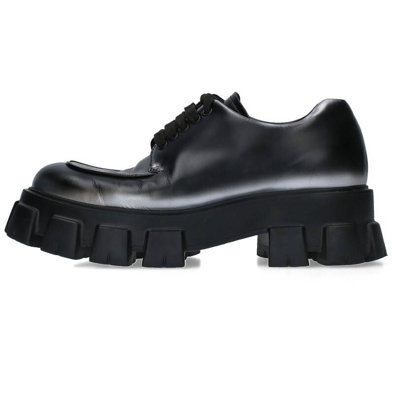 PRADA レザーシューズ Prada レザーシューズ | ブラック | FARFETCH JP