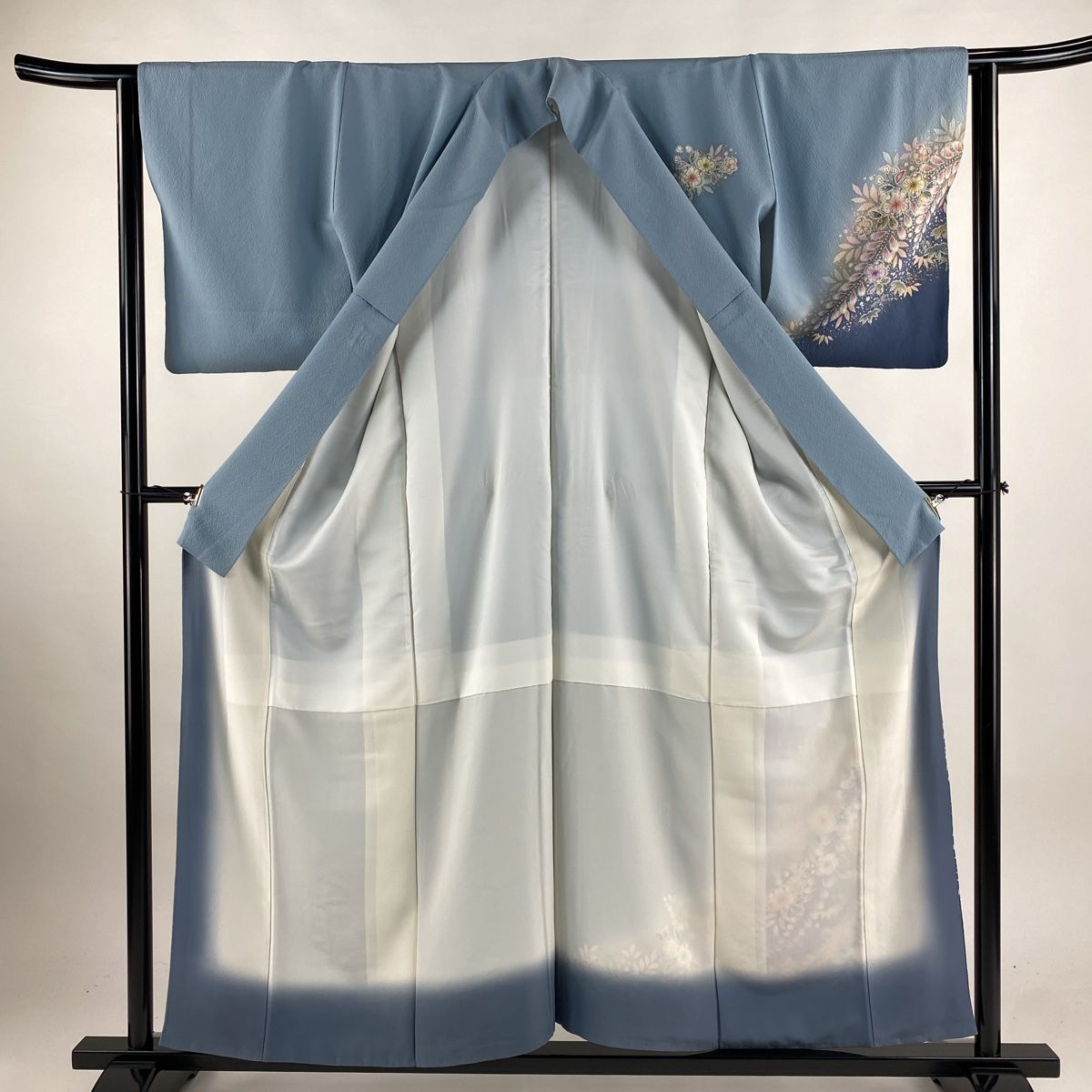 付下げ 身丈155.5cm 裄丈62.5cm S 袷 翠山工房 やまと 落款 辻ヶ花  