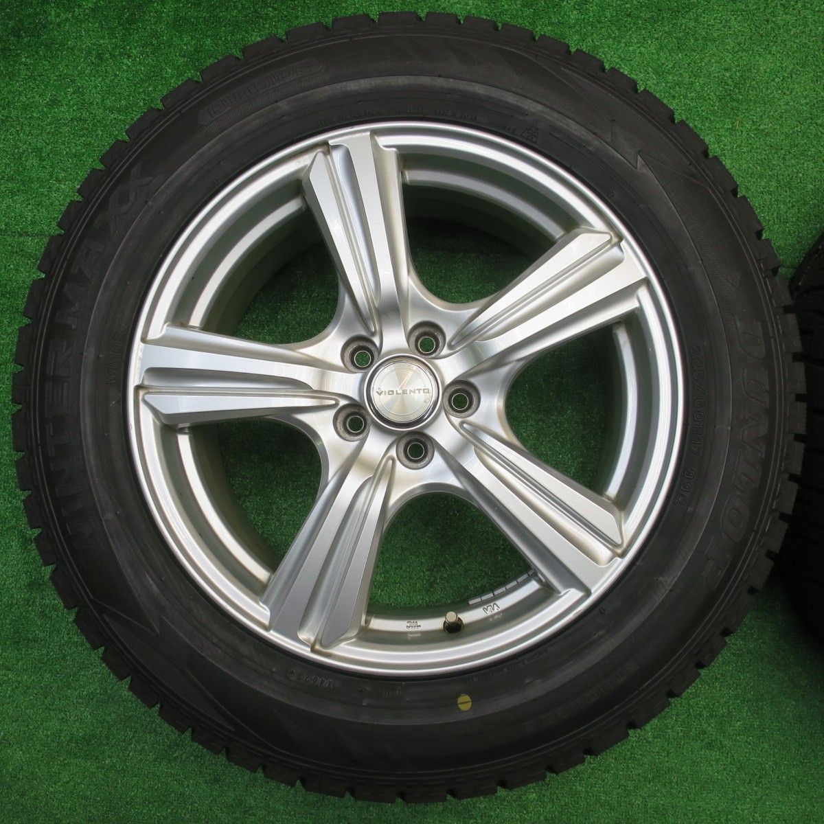 ♥ 23年 XV 等 225|60R17 スタッドレス ダンロップ ウインターマックス WM02 VIOLENTO ヴィオレント 17インチ PCD100|5H 5101503NJス FFCRYSTALESIA_COM