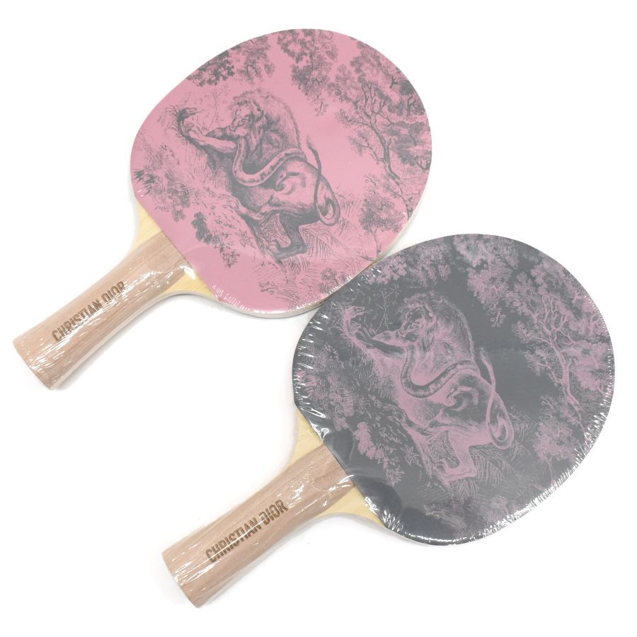 【おすすめ特集】 ♥品|クリスチャンディオール|卓球ラケットセット|ディオリビエラ|カプセルコレクション|トワル ドゥ ジュイ|ピンク|グレー|DIOR MAISON|Dioriviera 送料無料！