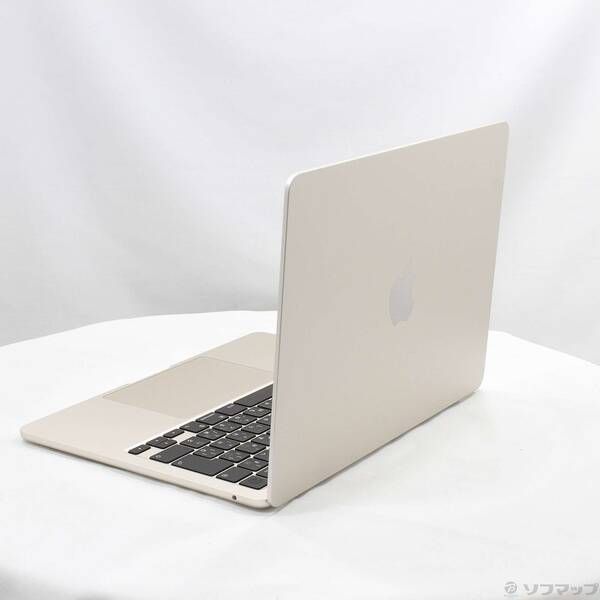 〔 品〕 MacBook Air 13.6-inch Late-2025 MC8J4J A Apple M3 8コアCPU_8コアGPU 16GB SSD256GB スターライト 〔15.3 Sequoia〕 377