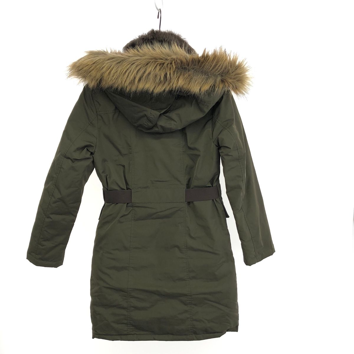 良好 theory セオリー ダウンコート サイズ:P カーキ レディース