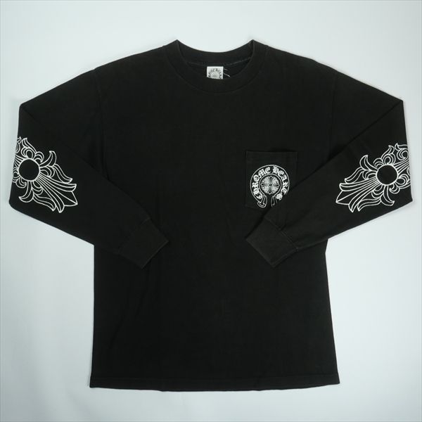 L【在庫あり】CHROME HEARTS HOESESHOE NEW YORK L/S TEE CHROME HEARTS NEW YORK Horseshoe L/S Tee