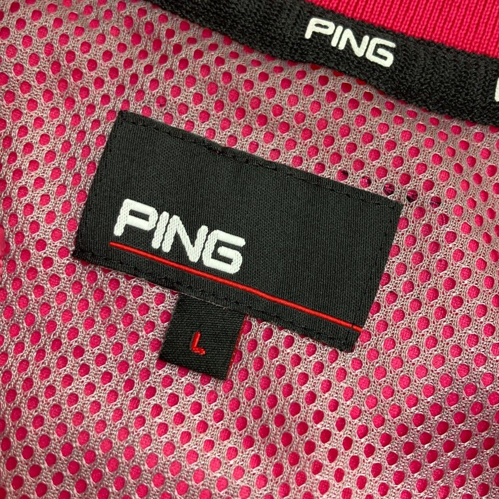 サイズ：L PING ピン 2022年 裏メッシュ ジップジャケット