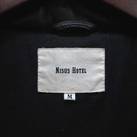 ナイサスホテル NISUS HOTEL シープレザー ダウン ベスト 羊革