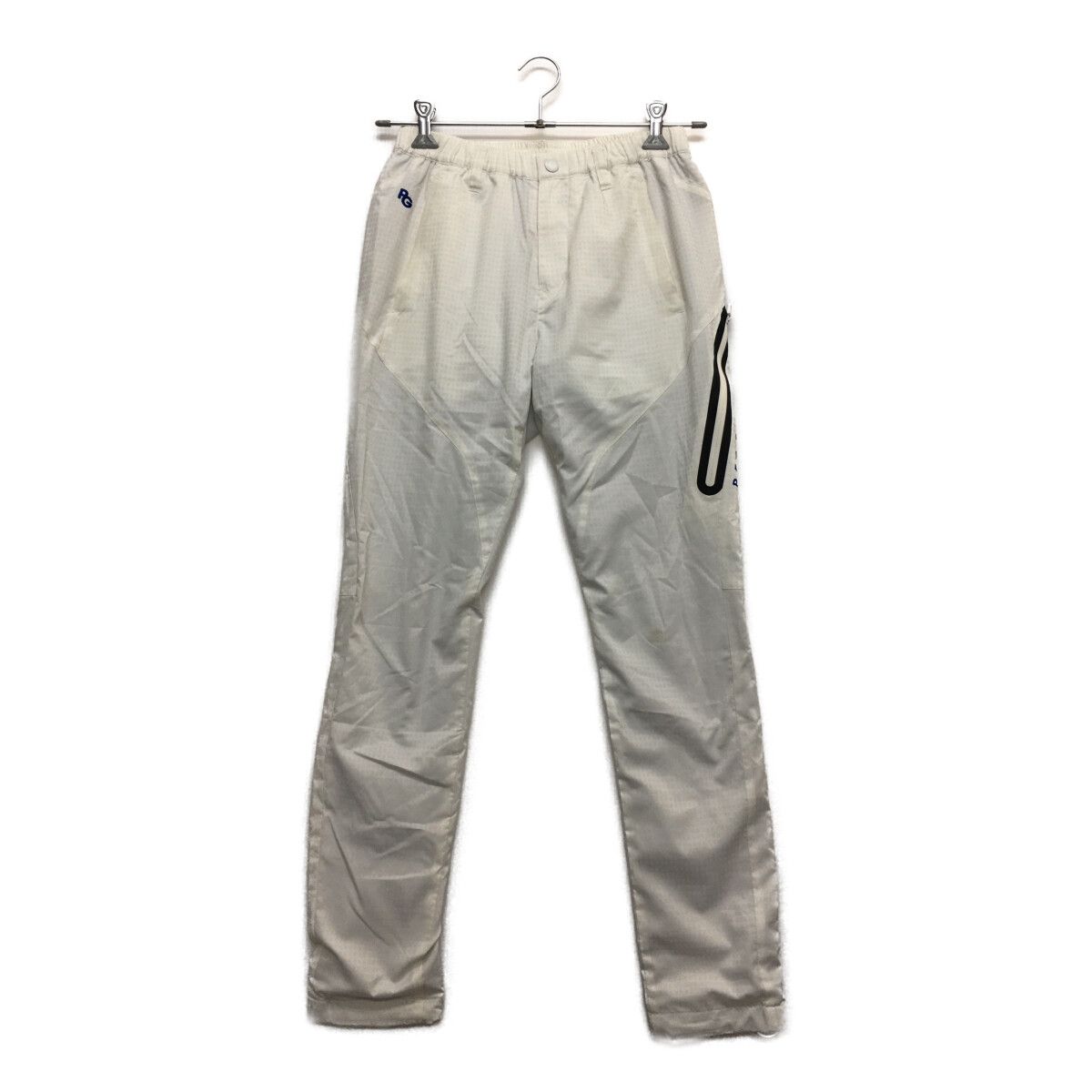 中古 レディース パーリーゲイツ PEARLY GATES パンツ 0(S) 白 ホワイト 裏起毛 防寒 チェック柄