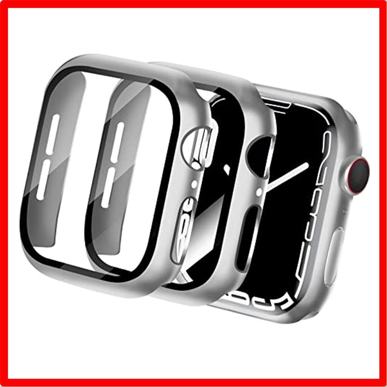 40MM_シルバー2pack 2枚FAZHAN 対応 Apple Watch Series 8Ultra7se2se654 アッ  丁寧全国配送koyastore メルカリ