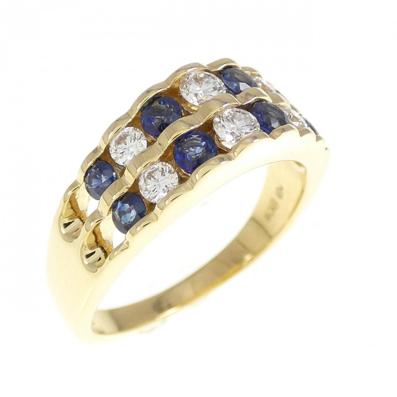 ミキモト サファイヤ リング 0.58CT