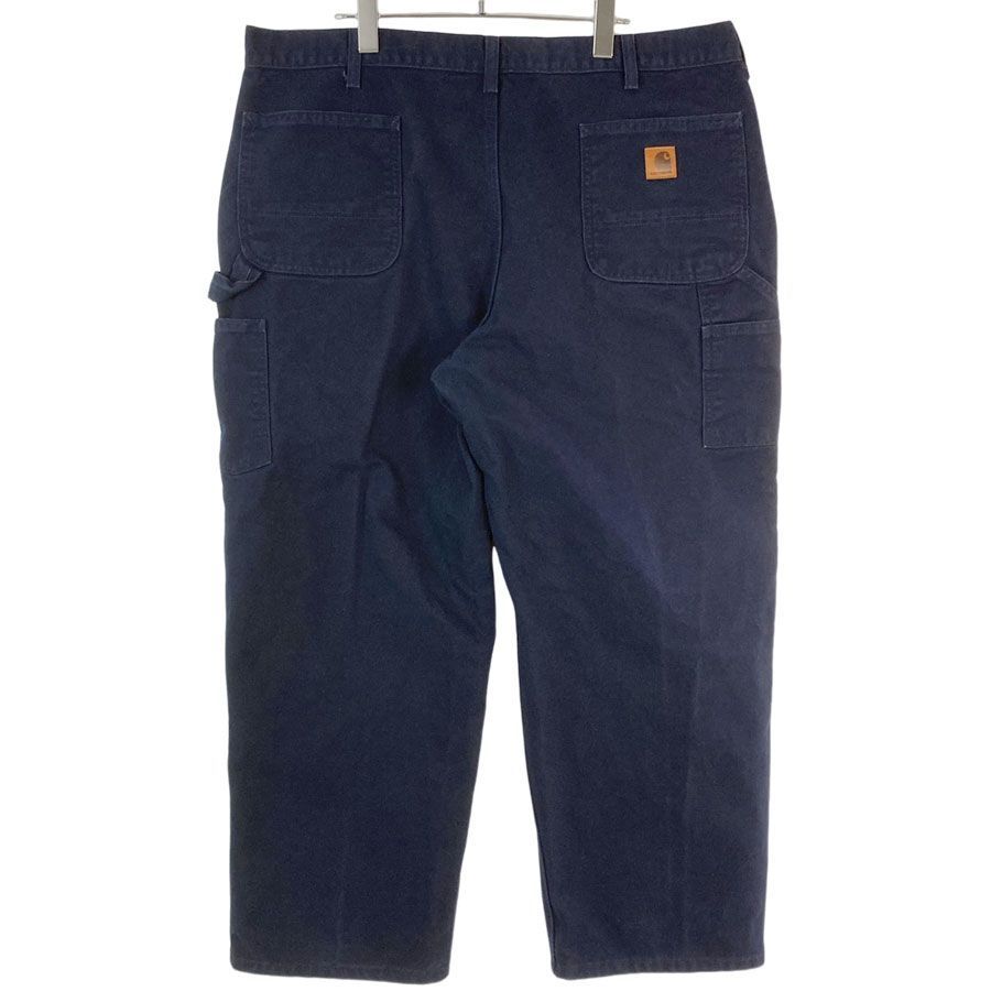 Carhartt カーハート　ペインターパンツ　ビンテージ　ワーク　美品　XL カーハートCarharttダックパンツペインターパンツワークパンツ革タグ紺