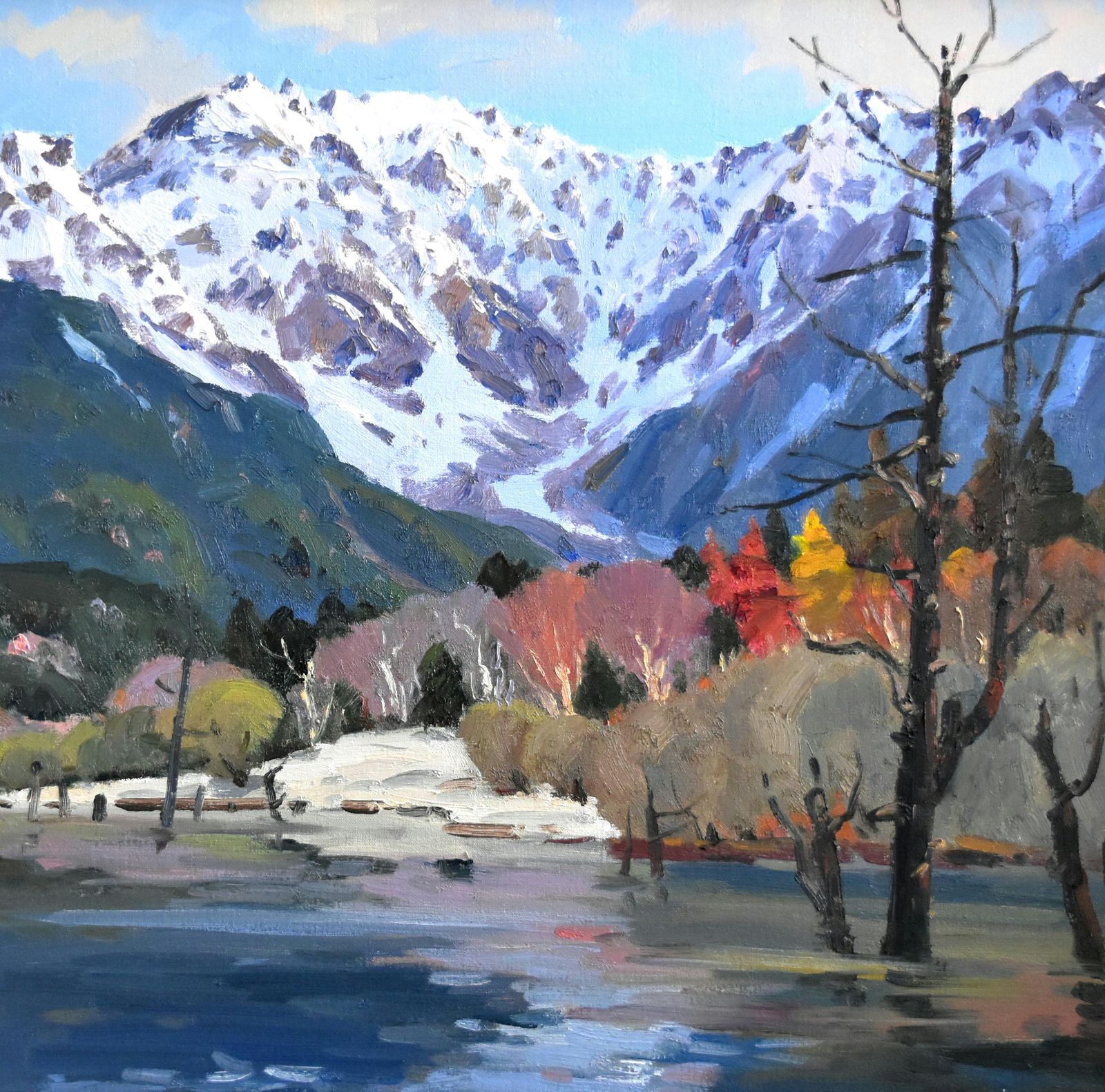 花菱 慧 「懐郷」 紙本・彩色 F4号 真作保証 美人画ボーダレス弐 Art